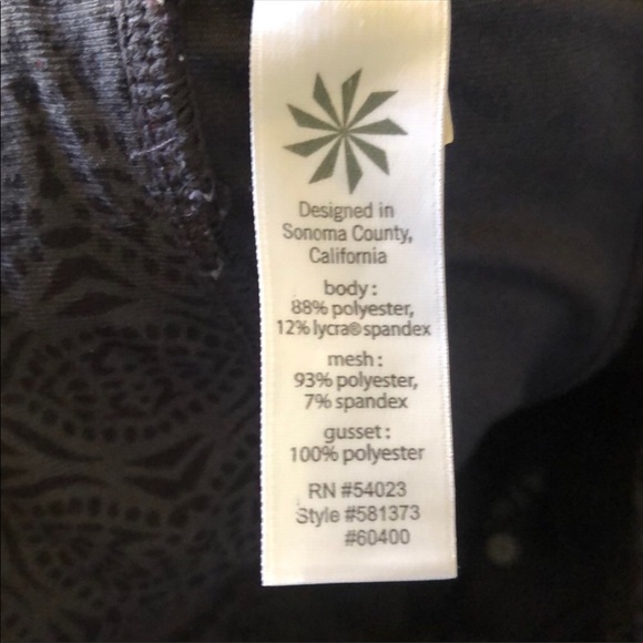 Athleta Gray Cropped Leggings size Small - Picture 8 of 8